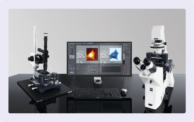 InPhysico Laboratory Microscope & ChargeViewer System