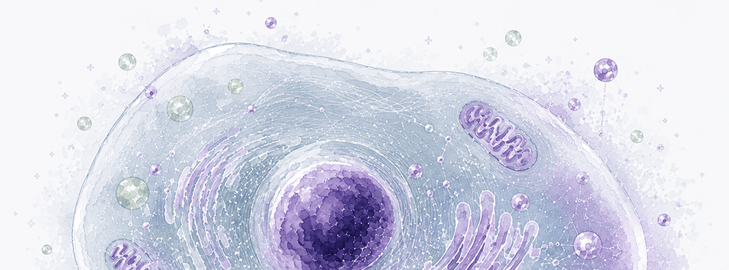 Physical Biology Cell Representation Graphic